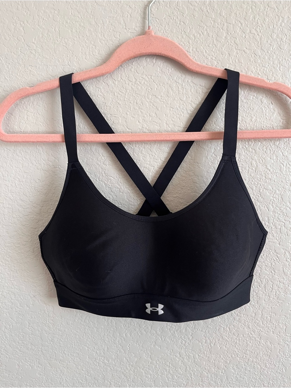 Under Armour Black Crossback Padded Sports Bra